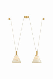 Mitzi - H1178902-AGB - Two Light Linear Pendant - Eileen - Aged Brass