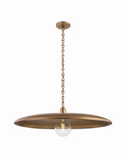 Mitzi - H1182701L-PBR - One Light Pendant - Mamie - Patina Brass