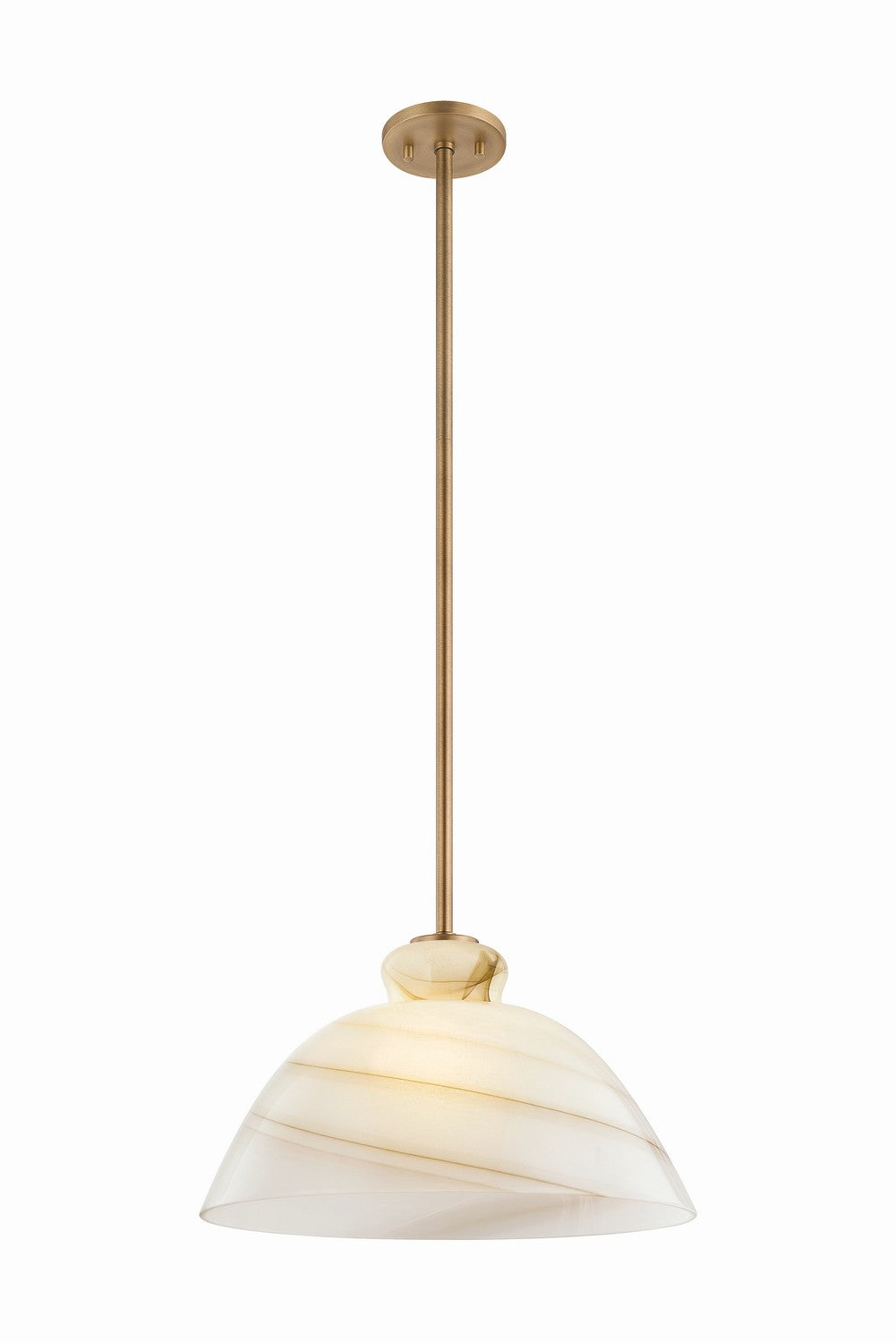 Mitzi - H1183701L-PBR - One Light Pendant - Dessi - Patina Brass