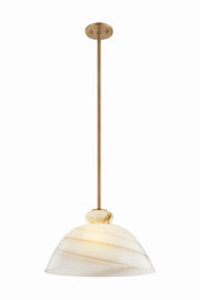 Mitzi - H1183701L-PBR - One Light Pendant - Dessi - Patina Brass