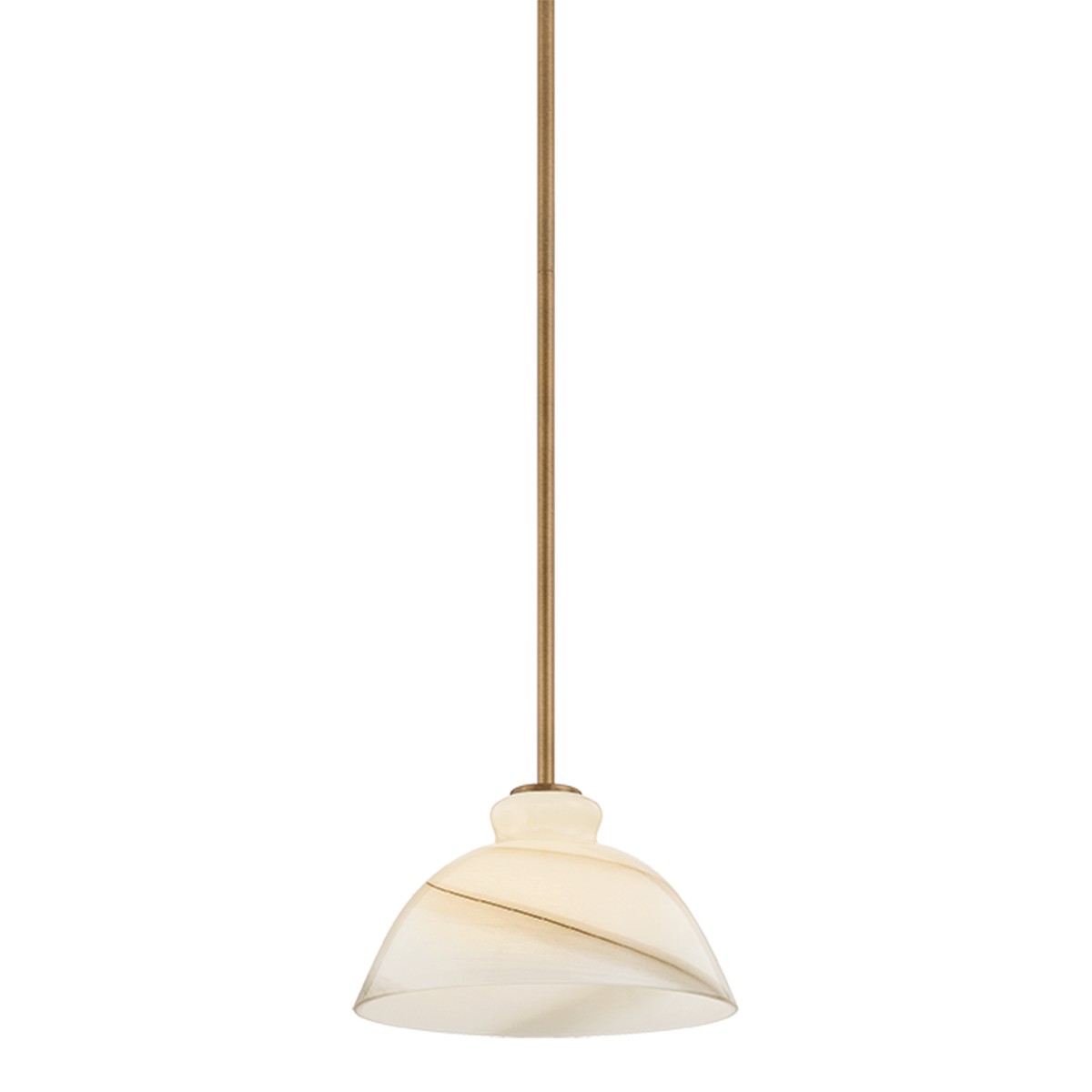 Mitzi - H1183701S-PBR - One Light Pendant - Dessi - Patina Brass