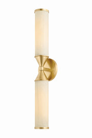 Mitzi - H1184102-AGB - Two Light Wall Sconce - Zinnia - Aged Brass