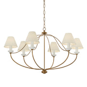 Mitzi - H1197806-PBR - Six Light Chandelier - Brinlea - Patina Brass
