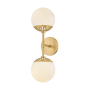 Mitzi - H193102-AGB - Two Light Wall Sconce - Paige - Aged Brass