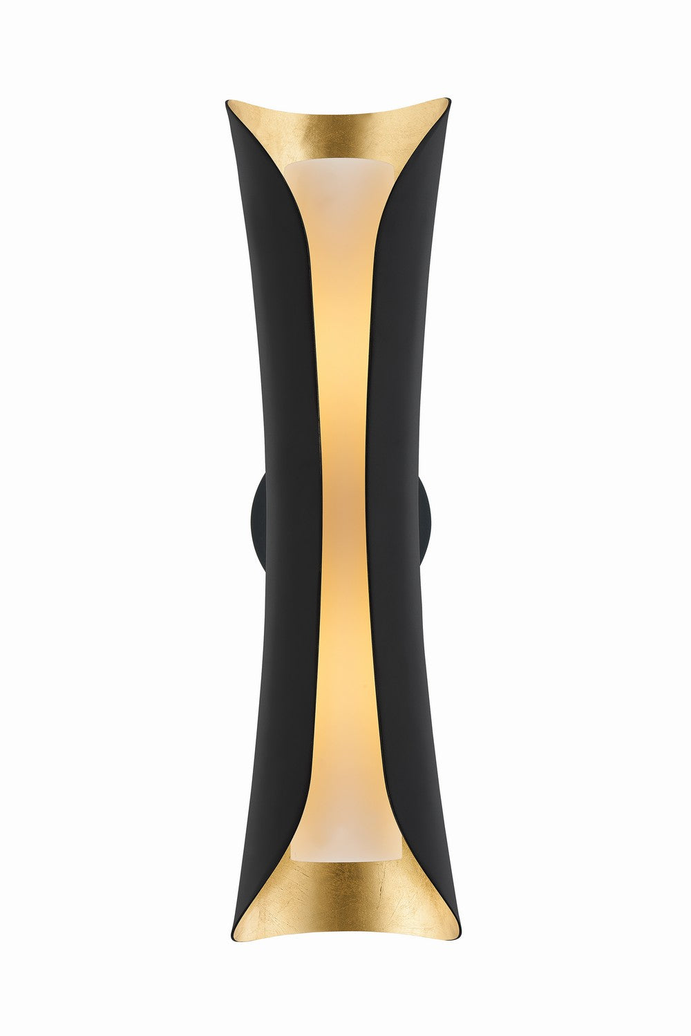 Mitzi - H315102L-GL/BK - Two Light Wall Sconce - Josie - Gold Leaf
