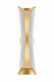 Mitzi - H315102L-GL/WH - Two Light Wall Sconce - Josie - Gold Leaf