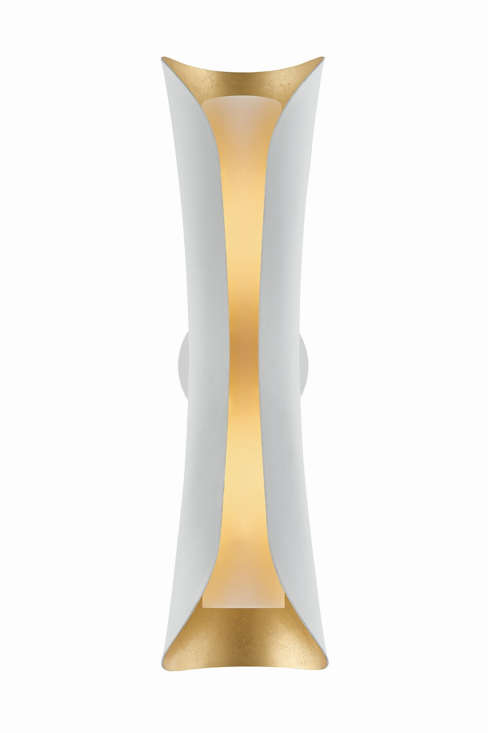 Mitzi - H315102L-GL/WH - Two Light Wall Sconce - Josie - Gold Leaf