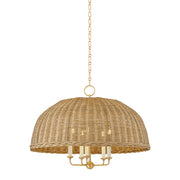 Mitzi - H859805-AGB - Five Light Chandelier - Arwen - Aged Brass