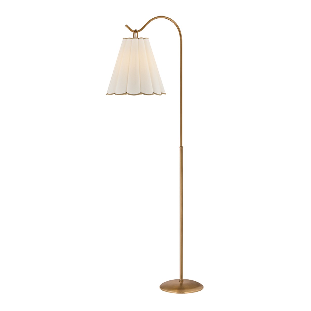 Mitzi - HL1164401-PBR - One Light Floor Lamp - Eula - Patina Brass