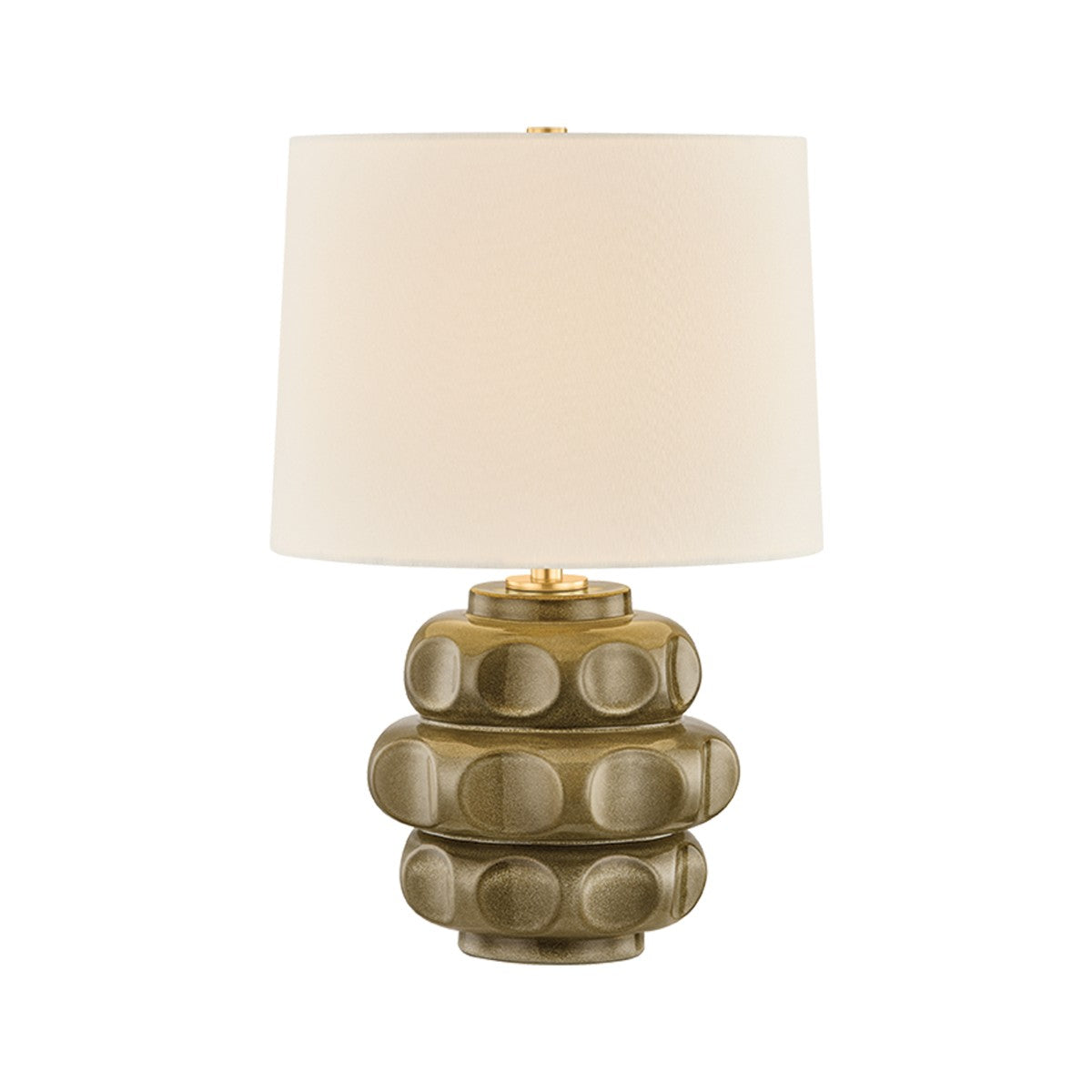 Mitzi - HL1202201-AGB/CML - One Light Table Lamp - Drew - Aged Brass