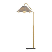 Mitzi - HL599401B-AGB/TBK - One Light Floor Lamp - Lauren - Aged Brass
