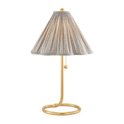 Mitzi - HL653201B-AGB - One Light Table Lamp - Martha - Aged Brass