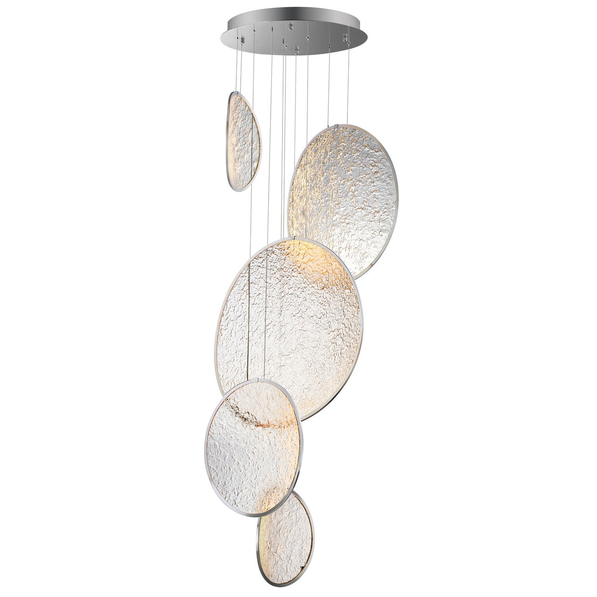 ET2 - E24976-PC - LED Pendant - Moonscapes - Polished Chrome