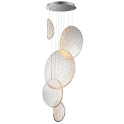 ET2 - E24976-PC - LED Pendant - Moonscapes - Polished Chrome