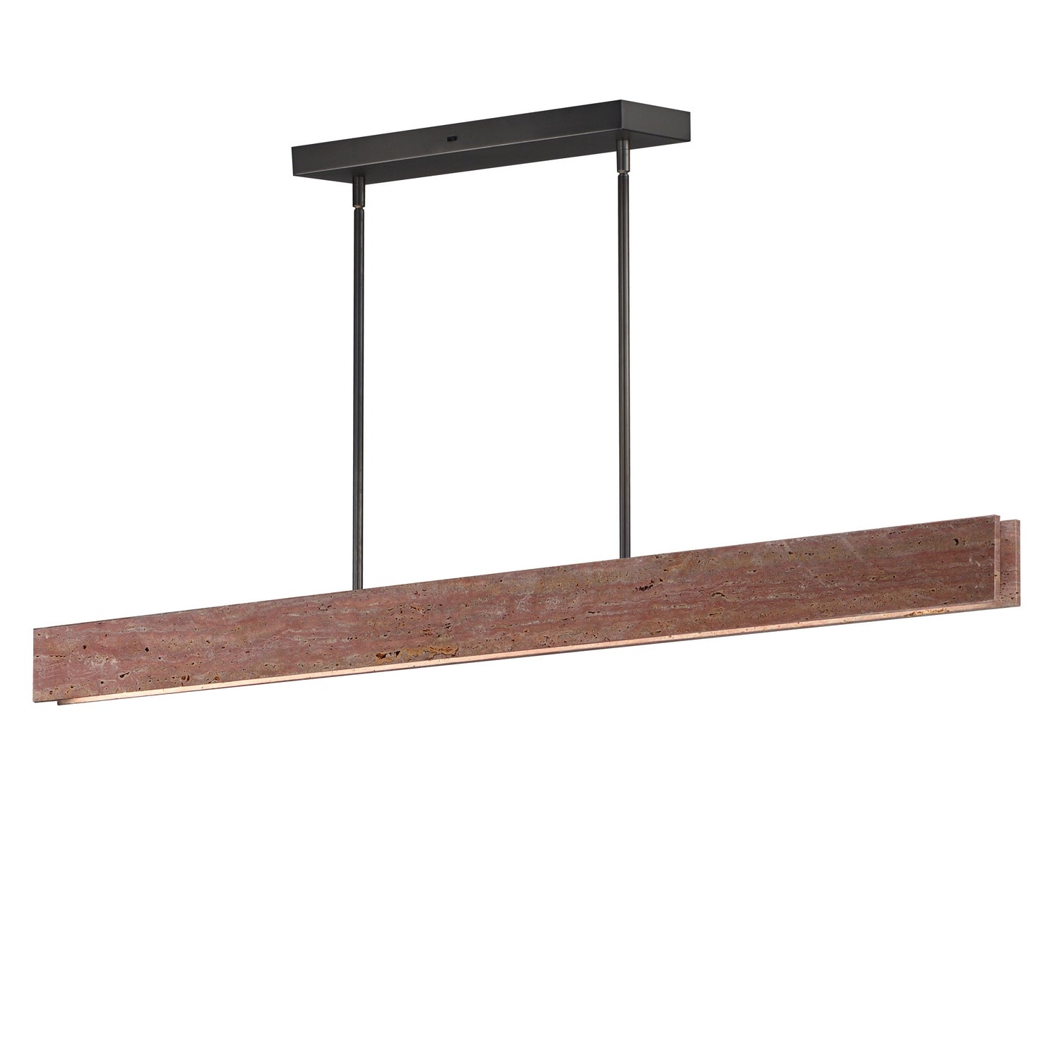 ET2 - E26268-RLGM - LED Linear Pendant - Lintel - Rosso Laterite / Gunmetal