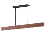 ET2 - E26268-RLGM - LED Linear Pendant - Lintel - Rosso Laterite / Gunmetal