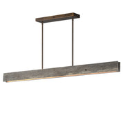 ET2 - E26268-TTVBZ - LED Linear Pendant - Lintel - Titanium Travertine / Bronze