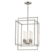 Maxim - 10412SN - Four Light Pendant - Gridline - Satin Nickel