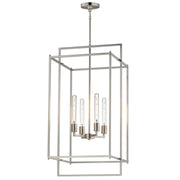 Maxim - 10413SN - Four Light Pendant - Gridline - Satin Nickel