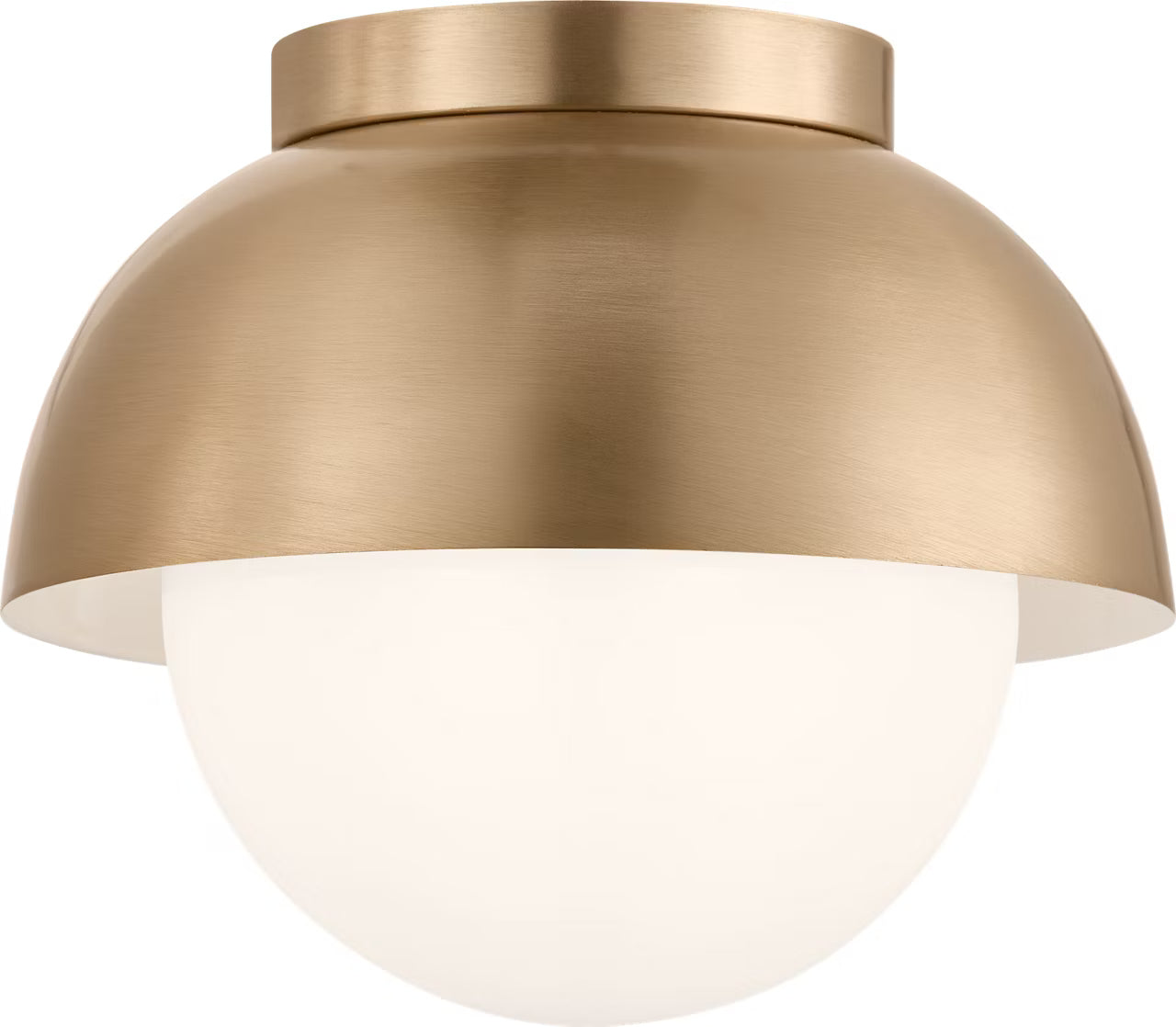 Visual Comfort Studio - DJF1011SB - One Light Flush Mount - Hyde - Satin Brass