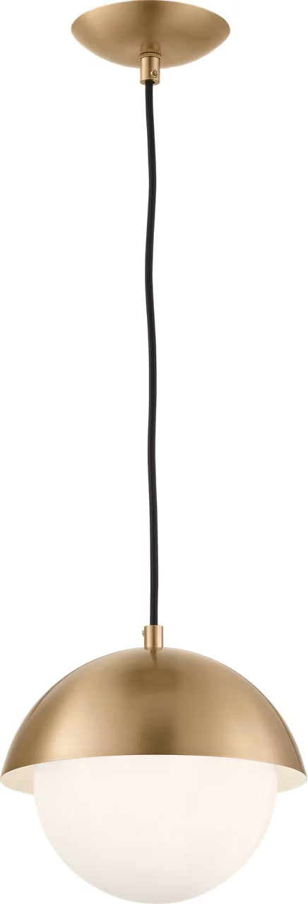 Visual Comfort Studio - DJP1021SB - One Light Pendant - Hyde - Satin Brass