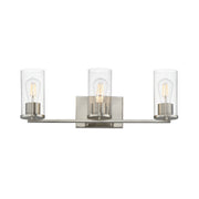 Maxim - 10463CDSN - Three Light Bath Vanity - Livingston - Satin Nickel