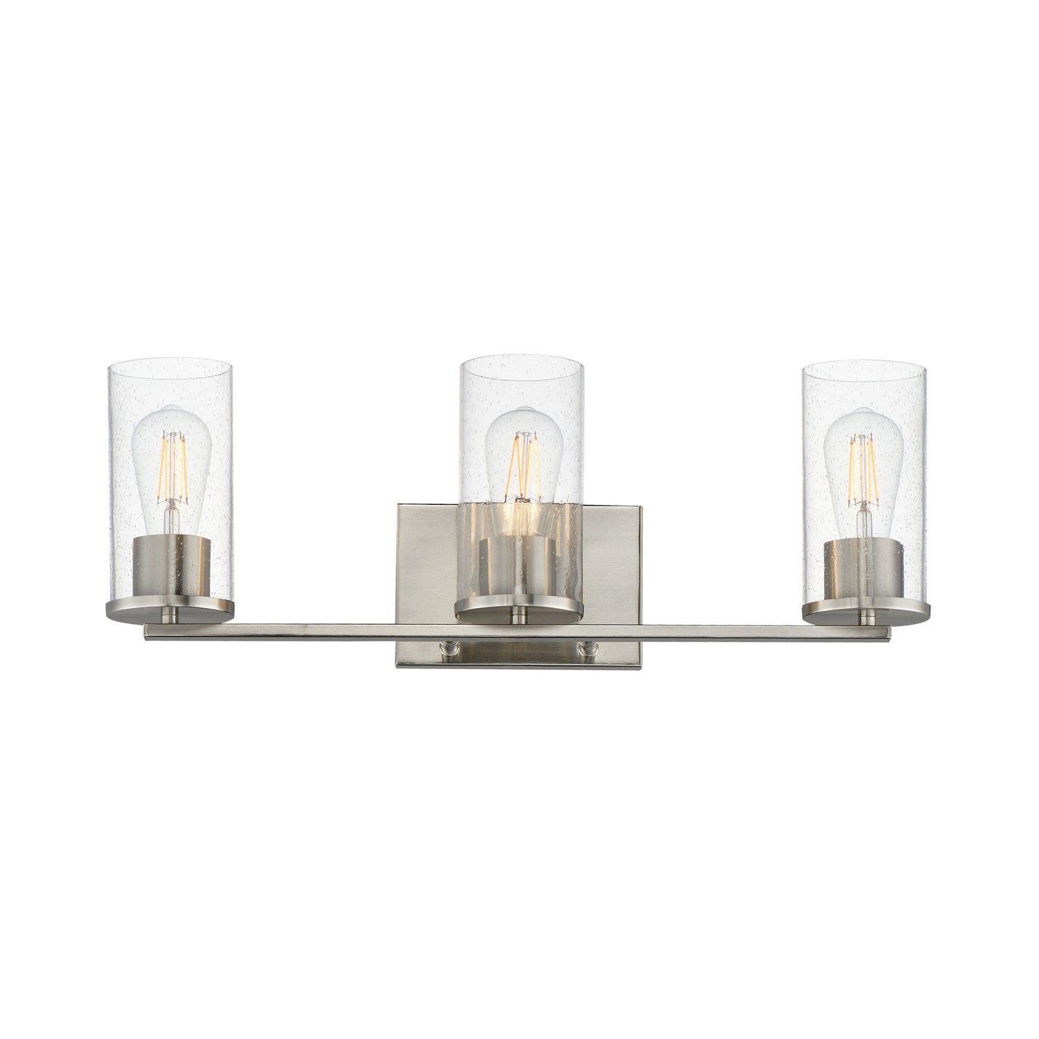 Maxim - 10463CDSN - Three Light Bath Vanity - Livingston - Satin Nickel