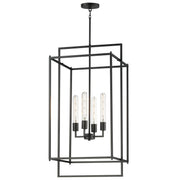 Maxim - 10413BK - Four Light Pendant - Gridline - Black
