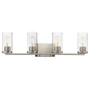 Maxim - 10464CDSN - Four Light Bath Vanity - Livingston - Satin Nickel