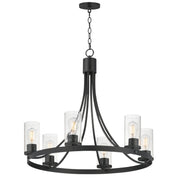 Maxim - 10466CDBK - Six Light Chandelier - Livingston - Black
