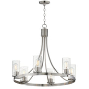Maxim - 10466CDSN - Six Light Chandelier - Livingston - Satin Nickel