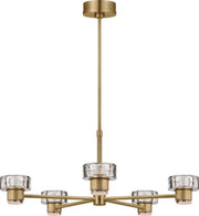 Visual Comfort Studio - SCCHCCH10027EBSCPG - LED Chandelier - Holsted - Estate Brass