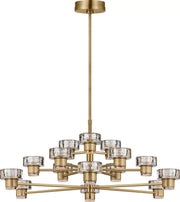 Visual Comfort Studio - SCCHCCH10127EBSCPG - LED Chandelier - Holsted - Estate Brass