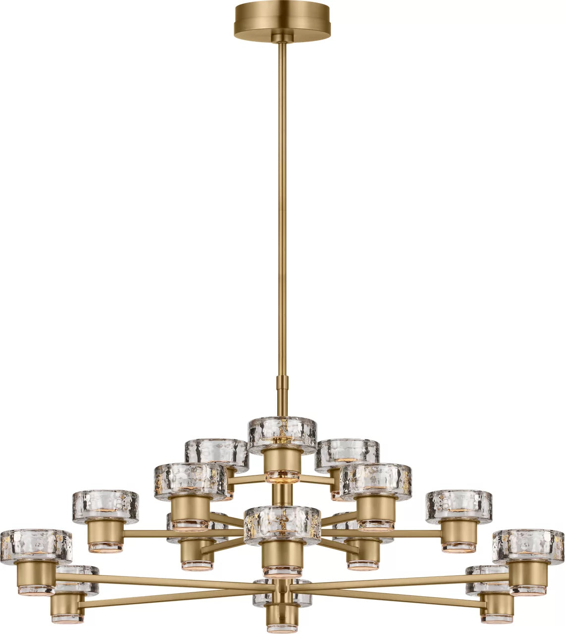 Visual Comfort Studio - SCCHCCH10127EBSCPG - LED Chandelier - Holsted - Estate Brass
