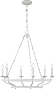 Visual Comfort Studio - SCCHCCH119APL - Six Light Chandelier - Brighton - Aged Pewter