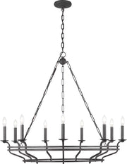 Visual Comfort Studio - SCCHCCH120ITR - Nine Light Chandelier - Brighton - Italian Rust