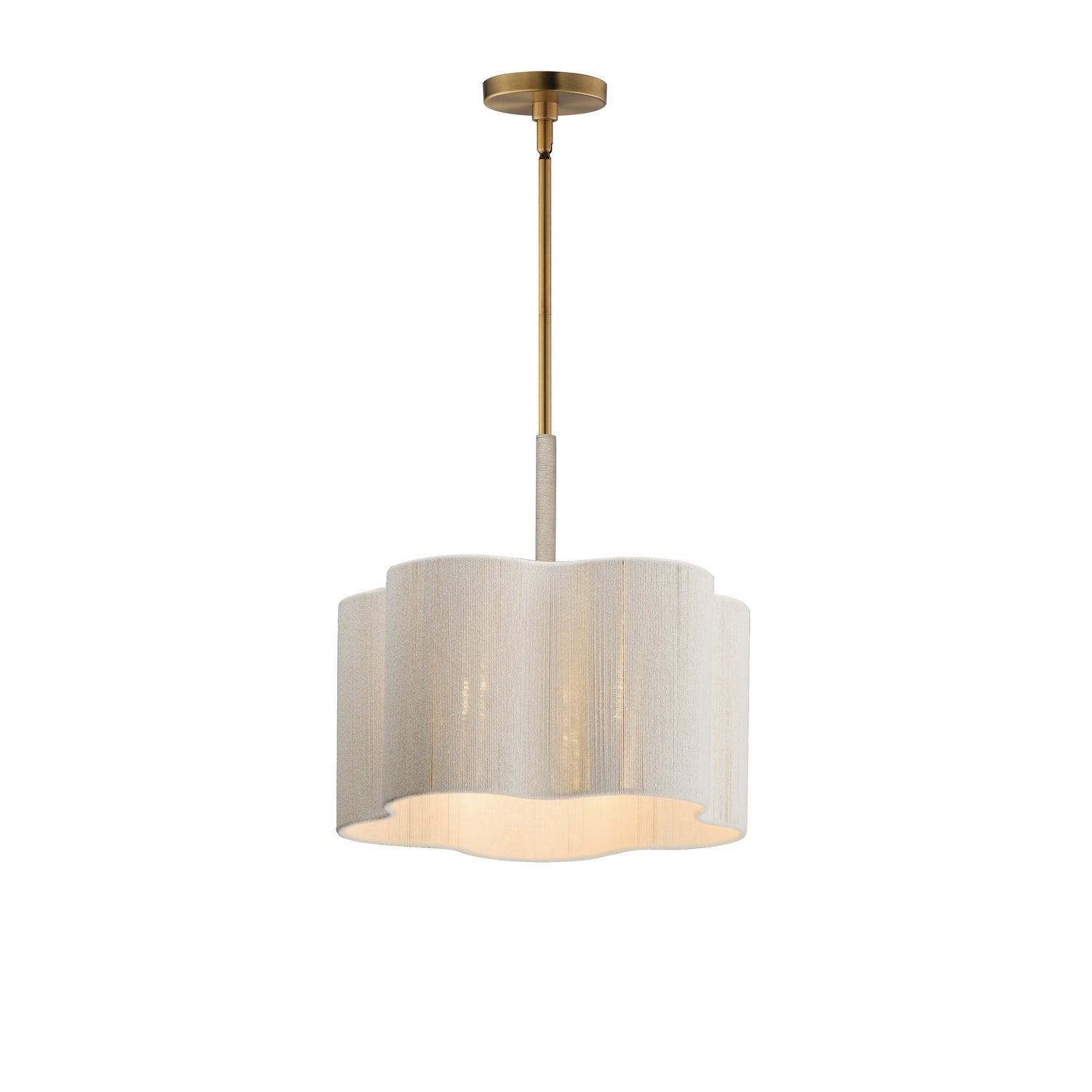 Maxim - 12833OFNAB - Three Light Pendant - Corsica - Natural Aged Brass