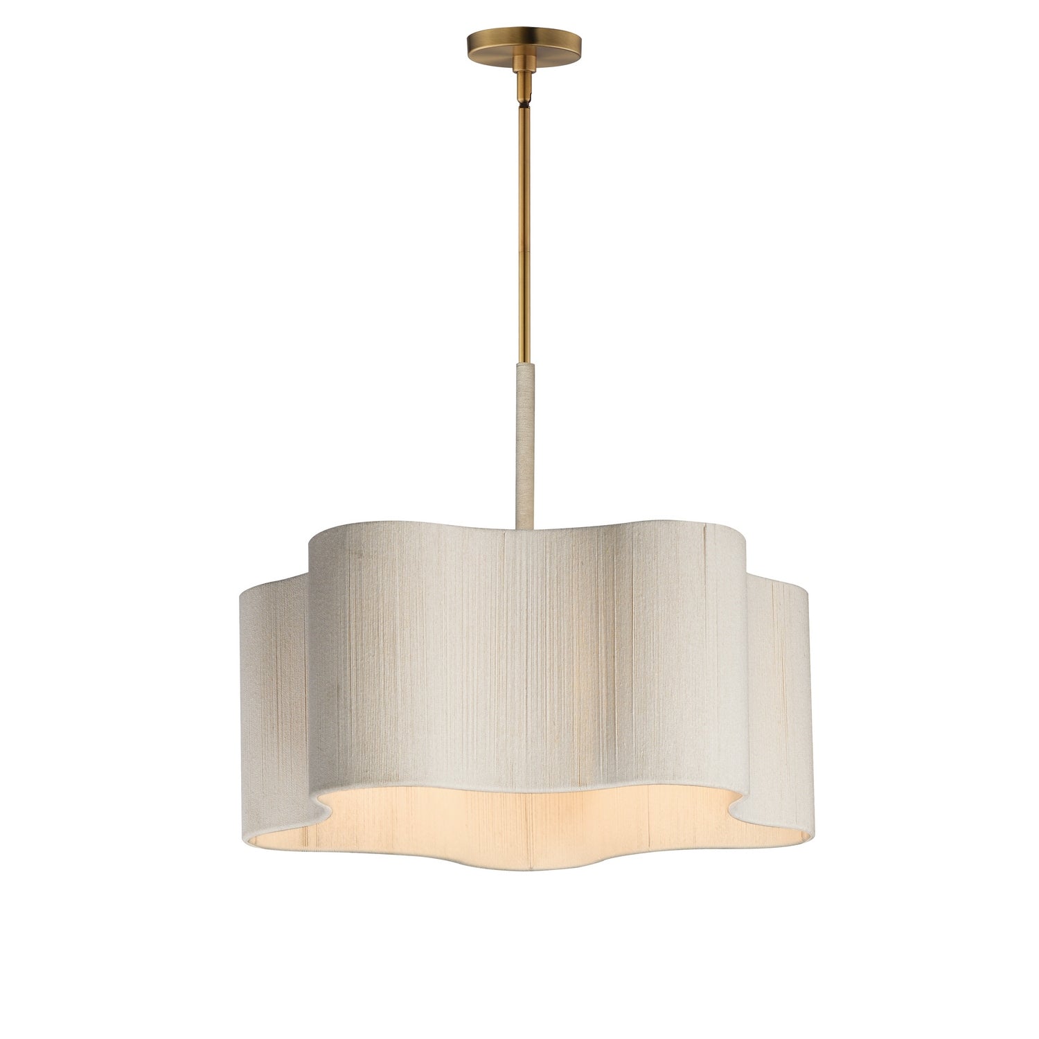 Maxim - 12835OFNAB - Five Light Pendant - Corsica - Natural Aged Brass
