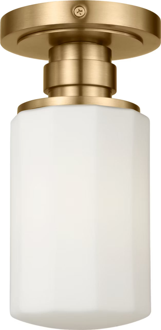 Visual Comfort Studio - SCCHCFM106EBSOEG - One Light Flush Mount - Fairfax - Estate Brass