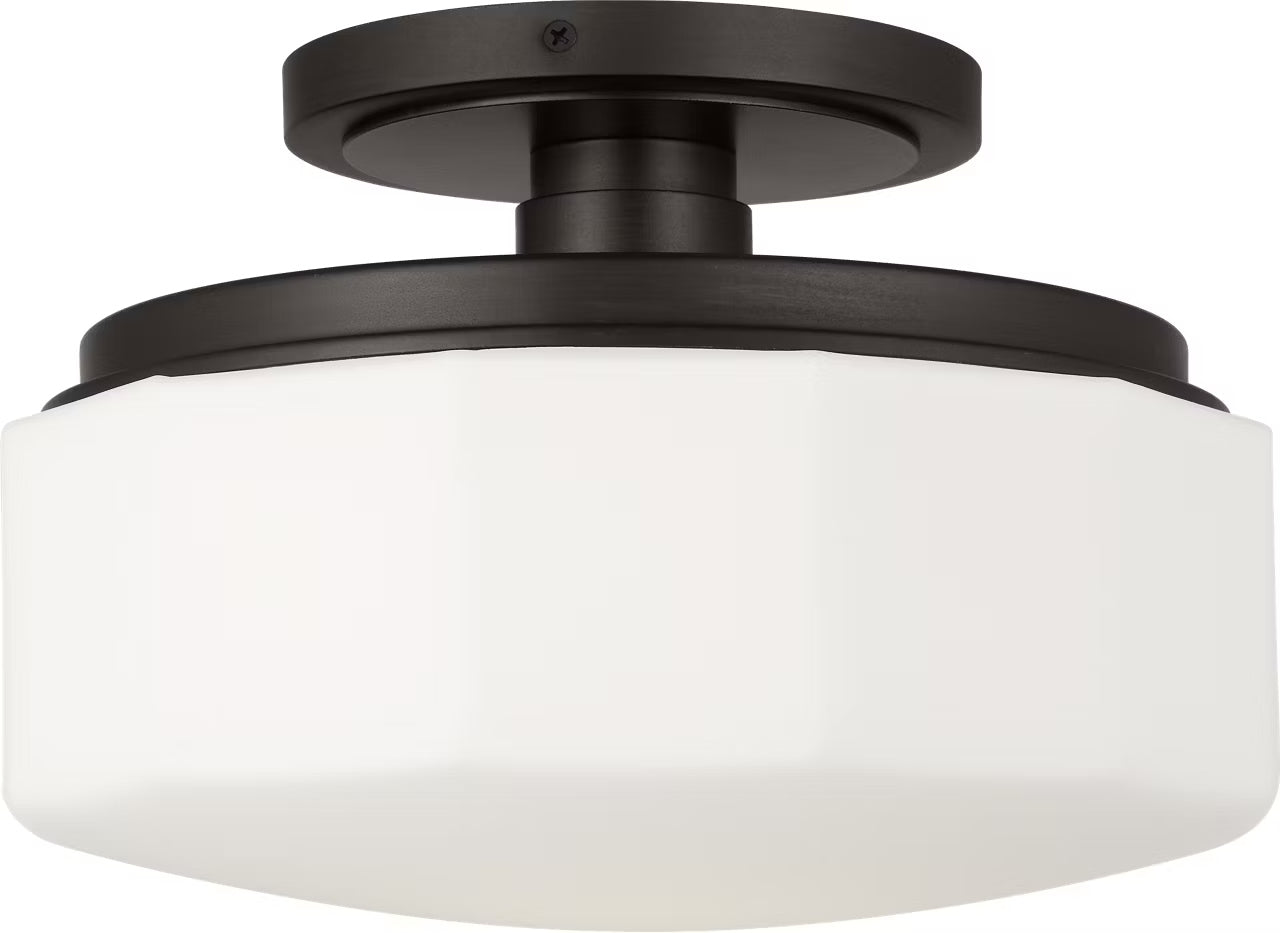Visual Comfort Studio - SCCHCFM107AIOEG - One Light Flush Mount - Fairfax - Aged Iron