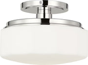 Visual Comfort Studio - SCCHCFM107PNOEG - One Light Flush Mount - Fairfax - Polished Nickel
