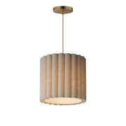 Maxim - 12841OFNAB - One Light Pendant - Penelope - Natural Aged Brass