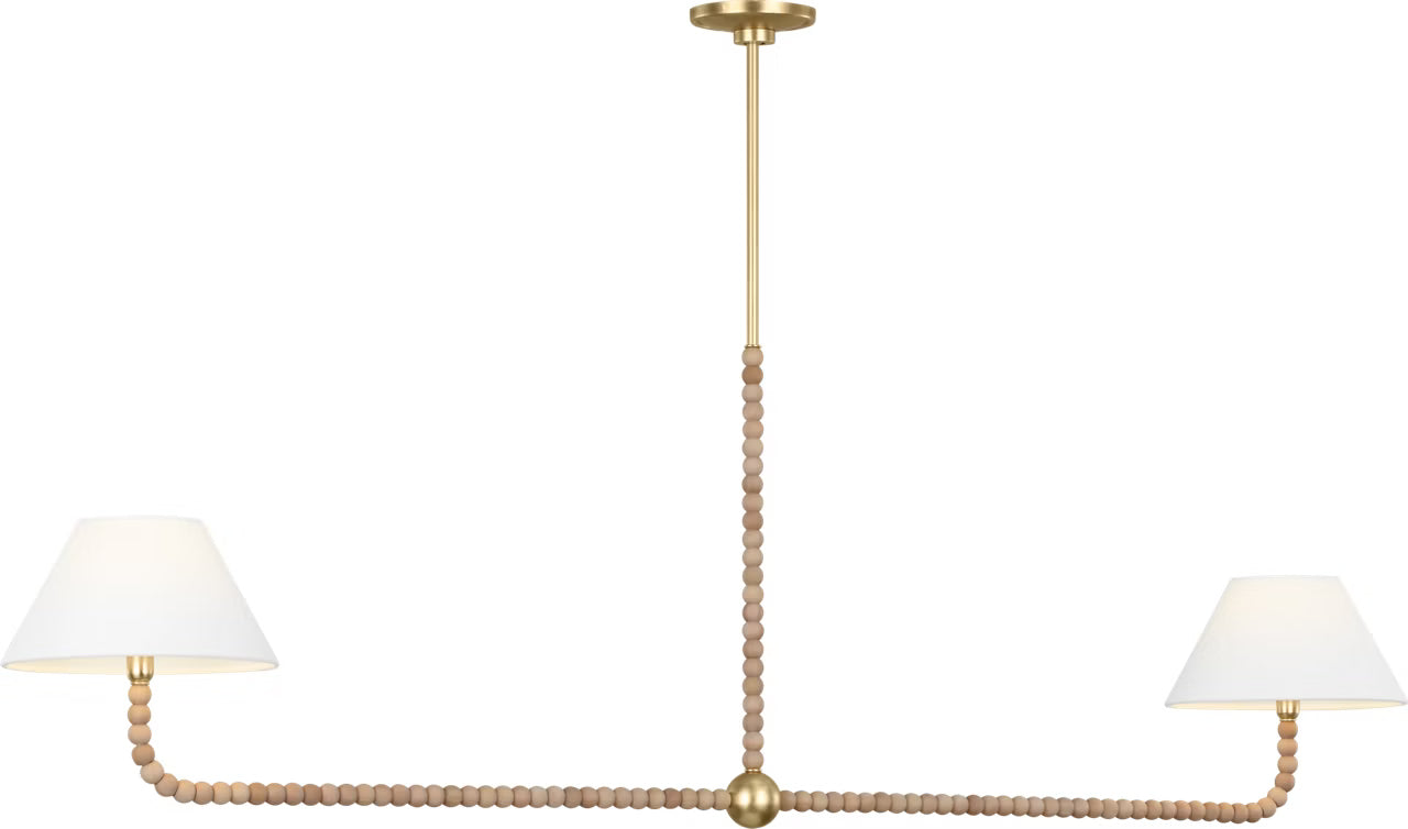 Visual Comfort Studio - SCCHCLS114GDNAWWL - Two Light Linear Chandelier - Fiona - Gild