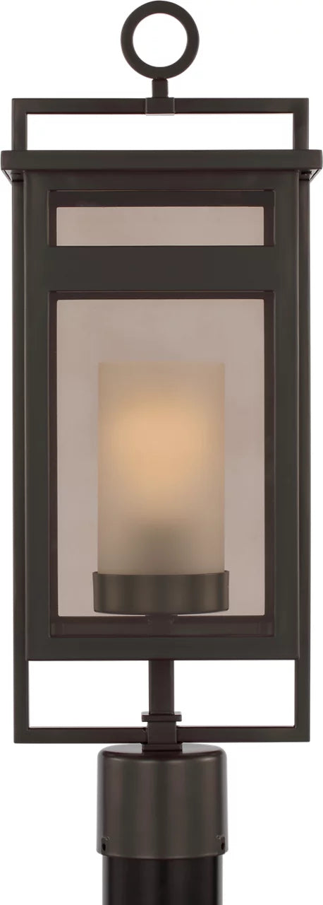 Visual Comfort Studio - SCCHCOPM121TRFWSG - One Light Post Lantern - Fairhaven - Truffle