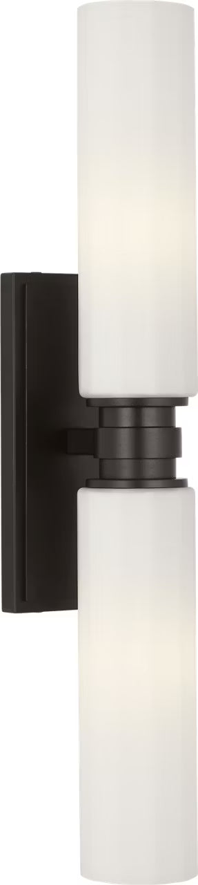 Visual Comfort Studio - SCCHCVN108AIOEG - Two Light Vanity - Fairfax - Aged Iron