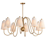 Maxim - 12868NAB - Eight Light Chandelier - Valette - Natural Aged Brass