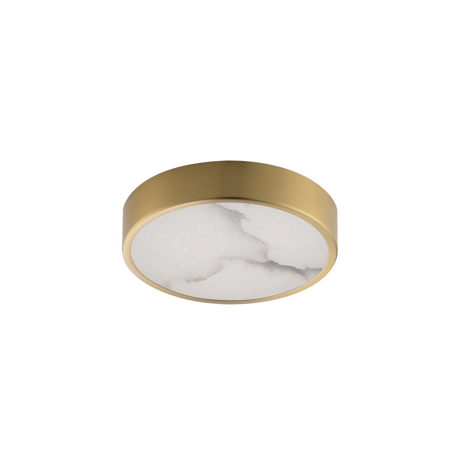 Maxim - 18210WANAB - LED Flush Mount - Slab - Natural Aged Brass