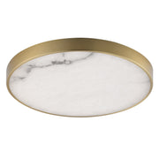 Maxim - 18216WANAB - LED Flush Mount - Slab - Natural Aged Brass