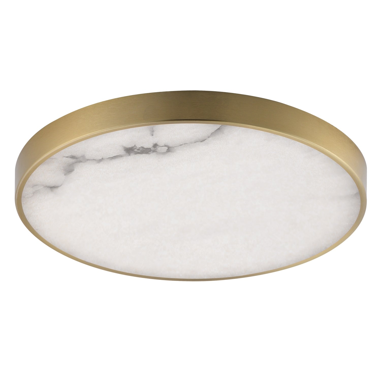 Maxim - 18216WANAB - LED Flush Mount - Slab - Natural Aged Brass