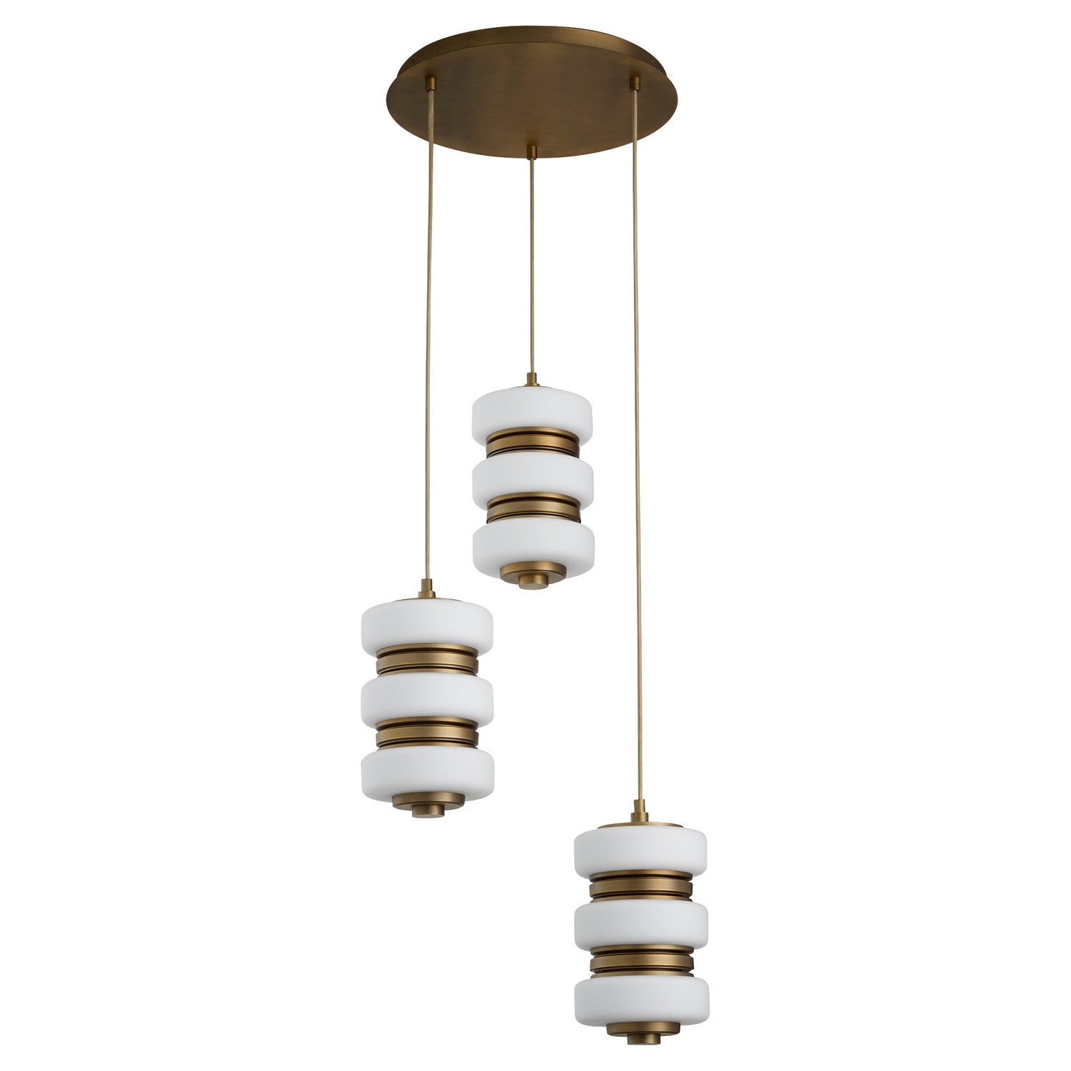 Quorum - 3-82-56 - Three Light Multi-Port - Favo - Brushed Brass